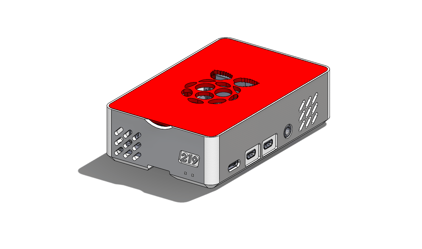 CAD Raspberry Pi 4 3D Printed