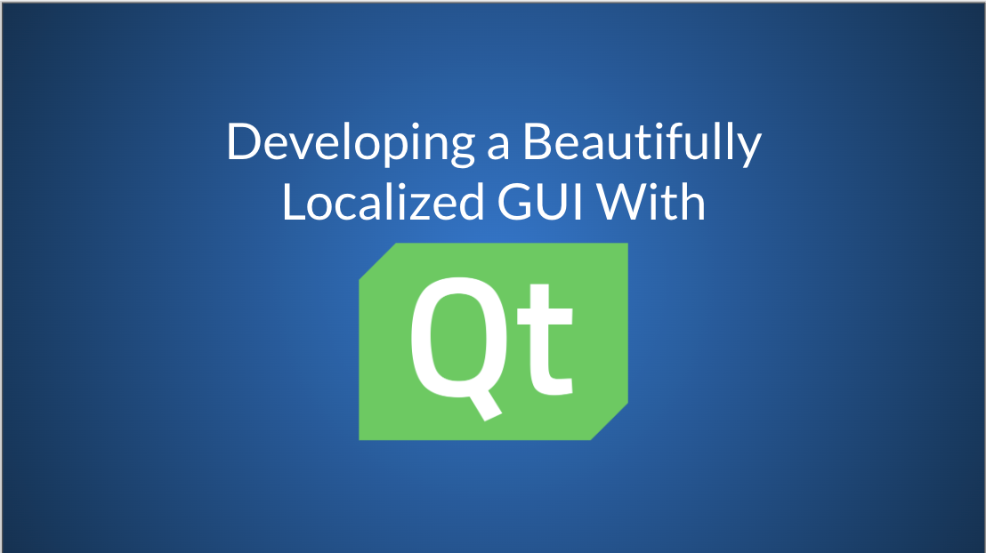 Qt Localized GUI